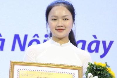 Nữ sinh Hải Dương giành giải nhất cuộc thi viết thư UPU